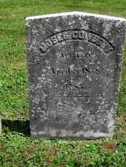 Cowdrey_Moses_gravestone_1858